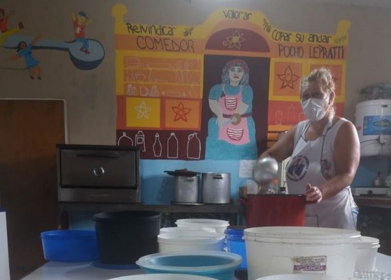 Comedores y merenderos en la l�nea de batalla